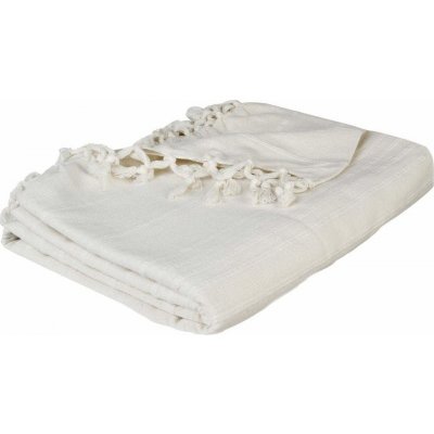 Atmosphera Bavlněný přehoz 160x220 barva slonová kost 131645A béžová – Zboží Dáma