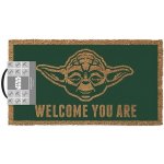 Pyramid International Star Wars: Yoda Welcome You Are 60 x 40 cm zelená – Zbozi.Blesk.cz