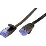 Value 21.99.0832 U/FTP patch, kat. 6a, plochý, 2m, černý – Zboží Živě