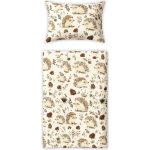 Baby Nellys Povlečení do postýlky Ježek, béžový 120 x 90 cm – Zboží Dáma