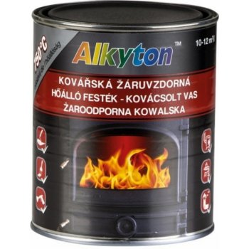 Alkyton žáruvzdorná vypalovací barva 0,75L černá