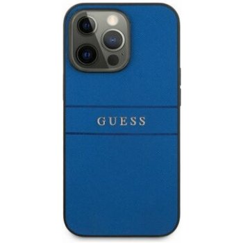 Pouzdro Guess PU Leather Saffiano iPhone 13 Pro modré