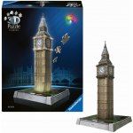 RAVENSBURGER 3D puzzle Iconics Svítící Big Ben (Noční edice) 216 ks – Zboží Dáma
