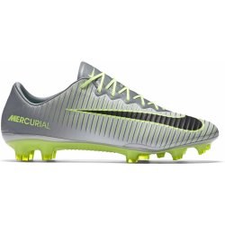 Nike Men's Mercurial Vapor X FG Soccer Cleats Black White