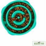 Outward Hound Zpomalovací miska FUN FEEDER DROP tyrkysová Medium 20 cm – Zboží Dáma