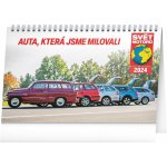 Presco Group Stolní Svět motorů Auta, která jsme milovali 23,1 × 14,5 cm 2024 – Zboží Mobilmania