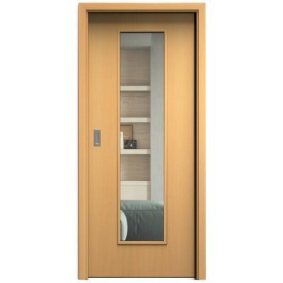Sapeli Elegant Komfort M55 posuvné buk 110 x 210 cm Čiré sklo – Hledejceny.cz
