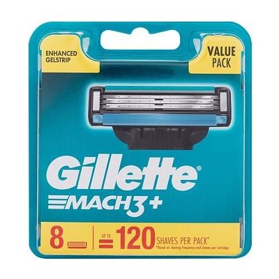 Gillette Mach3+ 8 ks – Zbozi.Blesk.cz