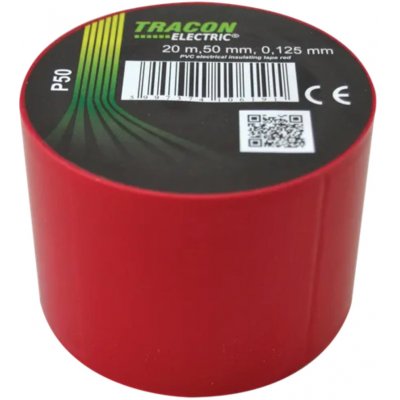 Tracon Electric Páska izolační 20 m x 50 mm červená