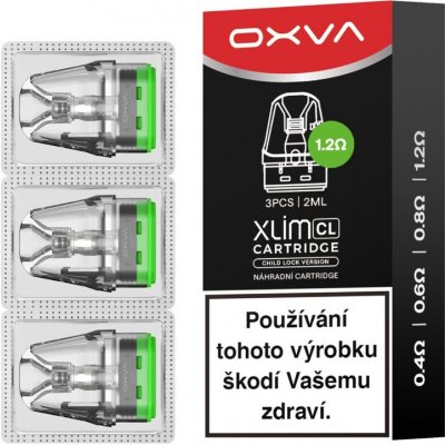 OXVA Xlim V3 CL Top Fill cartridge odpor 1,2ohm 3ks – Zboží Mobilmania