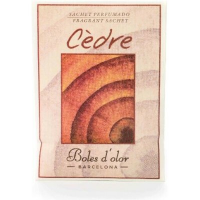 Boles d´olor Vonný sáček kapesní malý papírový 5,5 x 7,5 x 0,3 cm Cedre – Zboží Dáma