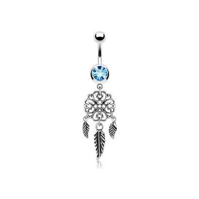 Šperky4U piercing do pupíku lapač snů WP01114-Q