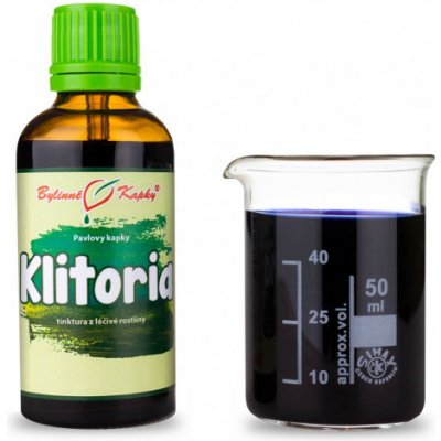 Bylinné kapky Klitoria bylinné kapky tinktura 50 ml – Hledejceny.cz
