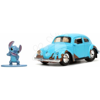 Jada Autíčko s figurkou Lilo & Stitch VW Beetle 1959 kovové délka 12,7 cm 1:32