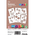 Papírové šablony MAGIC sada O1 Stopy – Sleviste.cz