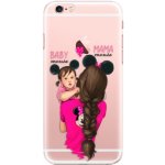 Pouzdro iSaprio Mama Mouse Brunette and Girl - iPhone 6 Plus/6S Plus – Zboží Mobilmania