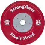 StrongGear Závodní bumper kotouč gumový 15kg – 50mm – Zboží Dáma