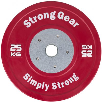 StrongGear Závodní bumper kotouč gumový 15kg – 50mm – Zboží Dáma