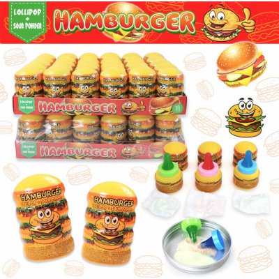 Hamburger liz. + sour powder candy 30 ks 5 g – Zboží Mobilmania