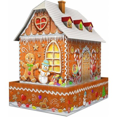Ravensburger 3D puzzle svítící Perníková chaloupka (Noční edice) 216 ks – Zboží Dáma