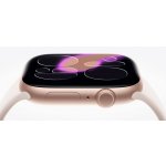 Apple Watch Series 11 (42mm) Růžově zlatý hliník se světle ruměným sportovním řemínkem S/M MEU04MP/A – Zboží Živě