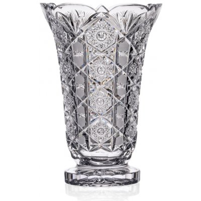 Bohemia Crystal Ručně broušená váza Razno 255mm – Hledejceny.cz