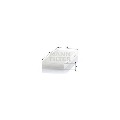 Filtr, vzduch v interiéru MANN-FILTER CU 3847 – Hledejceny.cz