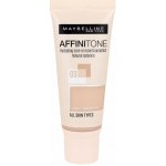 Maybelline Affinitone Perfecting + Protecting Foundation With Vitamin E sjednocující make-up 3 Light Beige 30 ml – Zbozi.Blesk.cz