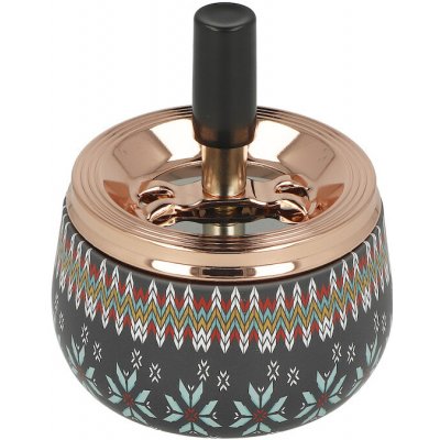 Faro Cigaretový popelník kovový otočný Flowers pink 8cm – Zbozi.Blesk.cz