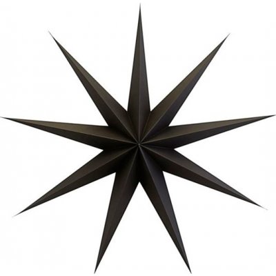 Papírová devíticípá hvězda Star Brown 87 cm House Doctor