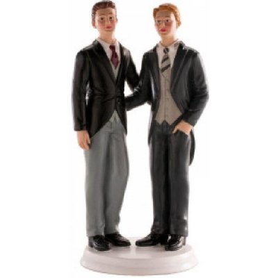 Svatební figurka na dort pro Gay pár Dekora – Zboží Mobilmania