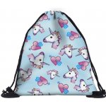Woodrow Gymsack Vak na záda Jednorožec Unicorn dream blue – Hledejceny.cz