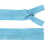 Spirálový zip no.3 skrytý nerozepínací 20cm - více barev color: 590 světle modrá – Hledejceny.cz