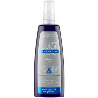 Joanna Ultra Color Hair Rinse vlasový přeliv ve spreji modrý 150 ml
