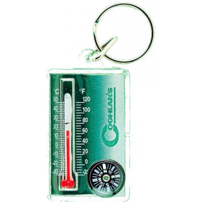 Coghlan´s Teploměr s kompasem COGHLANS Thermo / Kompass Zipper - přívěšek | Zboží Auto