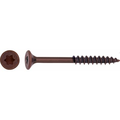 Uni vrut se zápustnou hlavou TX25 částečný závit brynýrovaný 5 x 40 mm, 12 ks – Hledejceny.cz