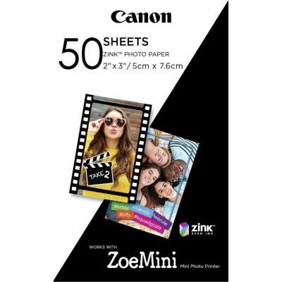 Canon ZP-2030 50 ks ZINK fotopapírů pro Zoemini 50 × 76 mm – Zbozi.Blesk.cz