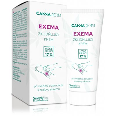 Cannaderm Exema zklidňující krém přípravek na ekzémy 50 g – Hledejceny.cz