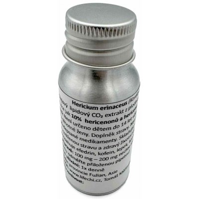 LifeChi Korálovec ježatý Hericium erinaceus HeriCore Lipid čistý lipidový extrakt >10% hericenonů + hericenů 10 ml – Hledejceny.cz