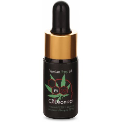 Bailly CBD konopí CBD olej 2% až 30% 5% 10 ml – Hledejceny.cz
