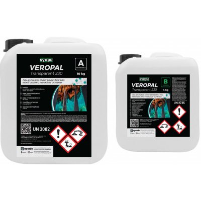 Synpo Veropal Transparent 230 epoxidová pryskyřice čirá 1,4 kg – Hledejceny.cz
