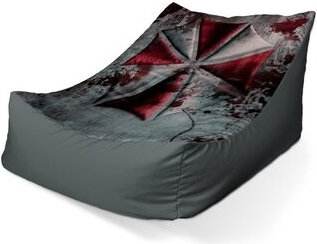 Sablio sedací vak lounge Resident Evil Umbrella Corporation Steel 120 x 100 x 80 cm