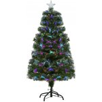 HOMCOM Umělý vánoční stromek Ø66 x 120 cm zelený – Hledejceny.cz