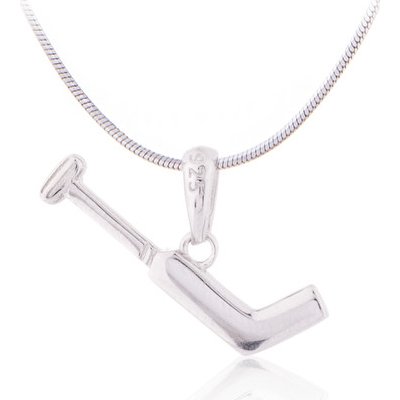 JVD Stříbrný přívěsek hokejová brankářská hokejka SVLP0396XH20000 – Zboží Dáma