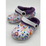 Fashion dívčí zateplené kroksy fialové – Zboží Mobilmania