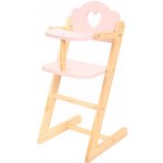 Mini Matters Dřevěná židlička pro panenky 22 × 23,5 × 48 cm – Hledejceny.cz