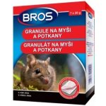 Rodenticid BROS granule na myši a potkany 7x20g – Hledejceny.cz