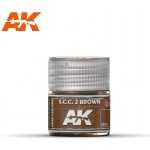 AK Interactive Real Colors S.C.C. 2 Brown 10ml. – Zboží Dáma