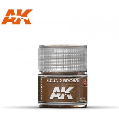 AK Interactive Real Colors S.C.C. 2 Brown 10ml. – Zboží Dáma