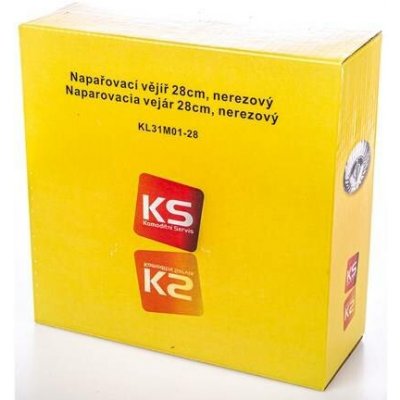 Vějíř napařovací 28cm nerez 1 ks – Zboží Mobilmania